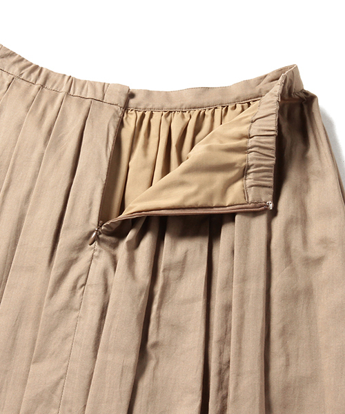 Pilgrim Surf Supply（ピルグリムサーフサプライ）の「Pilgrim Surf+Supply / GEORGIA Long Length Skirt（スカート・レディース・ベージュ/ネイビー・1）」の5枚目の写真