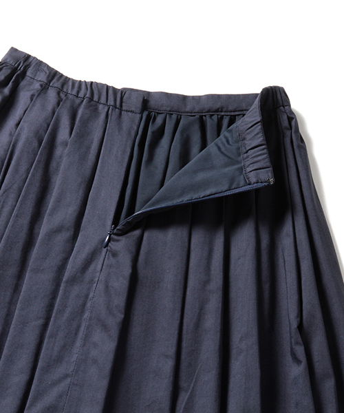 Pilgrim Surf Supply（ピルグリムサーフサプライ）の「Pilgrim Surf+Supply / GEORGIA Long Length Skirt（スカート・レディース・ベージュ/ネイビー・1）」の8枚目の写真