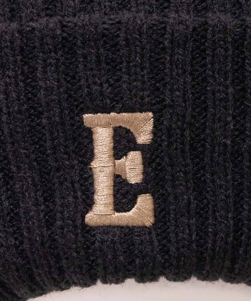 EDWIN（エドウィン）の「EDWIN ロゴ刺繍リブニットワッチ（ニットキャップ/ビーニー・メンズ・ブラック/グレー/ベージュ・フリー）」の9枚目の写真