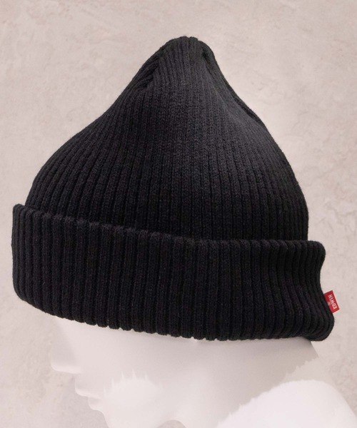 EDWIN（エドウィン）の「EDWIN ロゴ刺繍リブニットワッチ（ニットキャップ/ビーニー・メンズ・ブラック/グレー/ベージュ・フリー）」の11枚目の写真