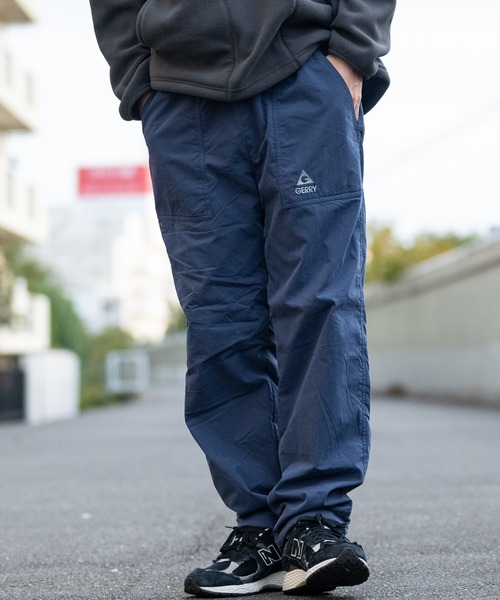 GERRY（ジェリー）の「【3】〔GERRY/ジェリー〕コットンナイロン 裏フリース ベイカーイージーパンツ（カーゴパンツ・メンズ・ネイビー/ベージュ/カーキ/ブラック・LARGE/MEDIUM/X-LARGE）」の4枚目の写真
