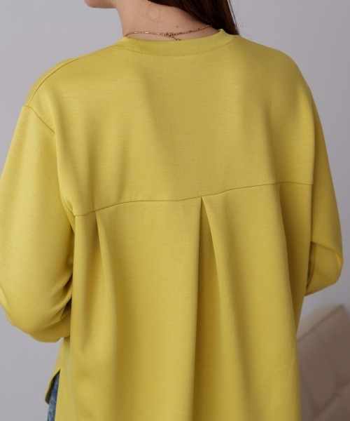 Bou Jeloud(ブージュルード)の「パウンドストレッチビジューロゴプルオーバー(Tシャツ/カットソー・レディース・グレイッシュベージュ/ブラック/ブルーグリーン/イエロー・FREE)」の14枚目の写真