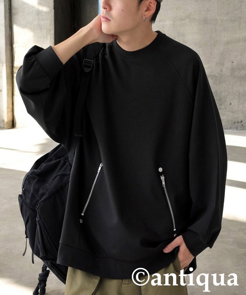 antiqua（アンティカ）の「ジップポンチプルオーバー（その他トップス・レディース・ブラック・ONESIZE）」の11枚目の写真