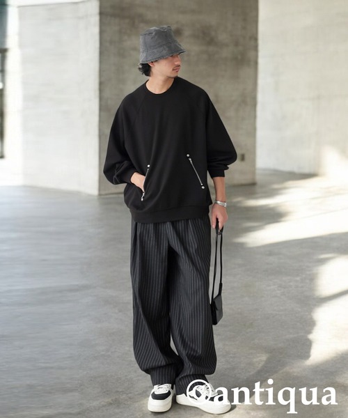 antiqua（アンティカ）の「ジップポンチプルオーバー（その他トップス・レディース・ブラック・ONESIZE）」の17枚目の写真