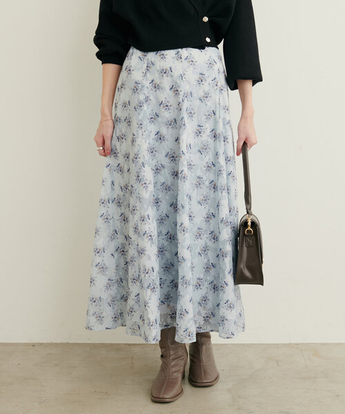 natural couture(ナチュラルクチュール)の「オパール×花柄三角マチスカート(スカート・レディース・その他3/その他2/その他1・FREE)」の12枚目の写真