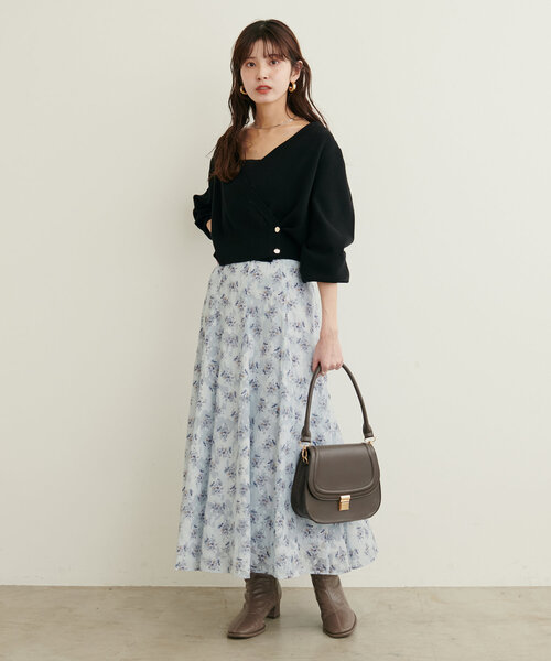 natural couture(ナチュラルクチュール)の「オパール×花柄三角マチスカート(スカート・レディース・その他3/その他2/その他1・FREE)」の15枚目の写真