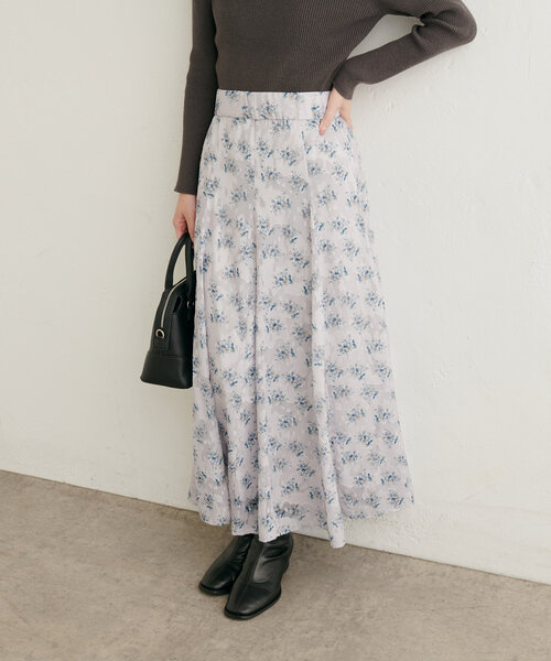 natural couture(ナチュラルクチュール)の「オパール×花柄三角マチスカート(スカート・レディース・その他3/その他2/その他1・FREE)」の17枚目の写真