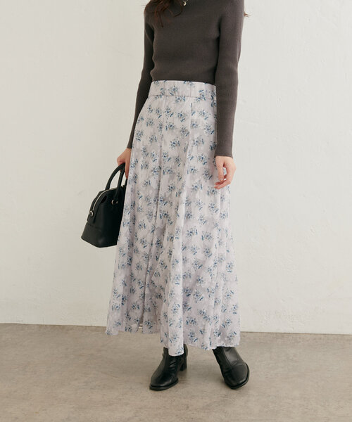 natural couture(ナチュラルクチュール)の「オパール×花柄三角マチスカート(スカート・レディース・その他3/その他2/その他1・FREE)」の18枚目の写真