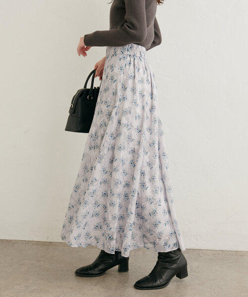 natural couture(ナチュラルクチュール)の「オパール×花柄三角マチスカート(スカート・レディース・その他3/その他2/その他1・FREE)」の20枚目の写真