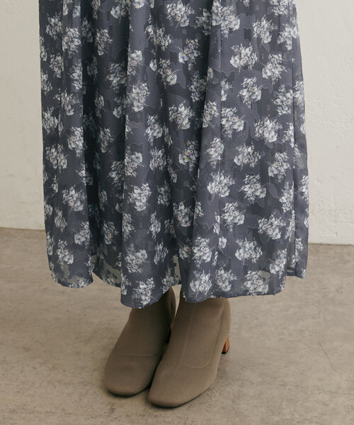 natural couture(ナチュラルクチュール)の「オパール×花柄三角マチスカート(スカート・レディース・その他3/その他2/その他1・FREE)」の10枚目の写真