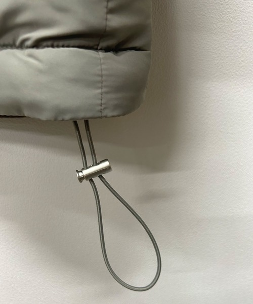 Futier land(フューティアランド)の「ウエストドロストパッファー/フェイクダウン(その他アウター・レディース・カーキ/アイボリー/ブラック・MEDIUM)」の8枚目の写真
