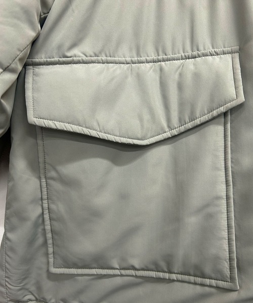 Futier land(フューティアランド)の「ウエストドロストパッファー/フェイクダウン(その他アウター・レディース・カーキ/アイボリー/ブラック・MEDIUM)」の5枚目の写真