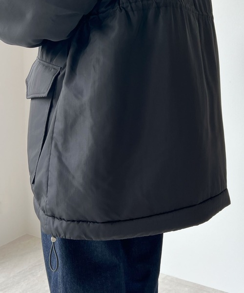 Futier land(フューティアランド)の「ウエストドロストパッファー/フェイクダウン(その他アウター・レディース・カーキ/アイボリー/ブラック・MEDIUM)」の13枚目の写真