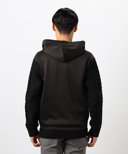 COMME CA ISM（コムサイズム）の「ダンボールニット×ニット コンビジップパーカー（パーカー・メンズ・グレー/ブラック/ホワイト/ブルー・LARGE/MEDIUM）」の21枚目の写真