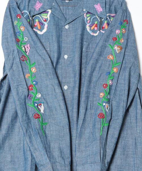 Needles（ニードルス）の「Needles/ニードルズ/WESTERN SHIRT（シャツ/ブラウス・メンズ・ブルー・M/S）」の3枚目の写真