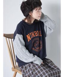 ehka sopo | リメイク風スウェット(Tシャツ/カットソー)