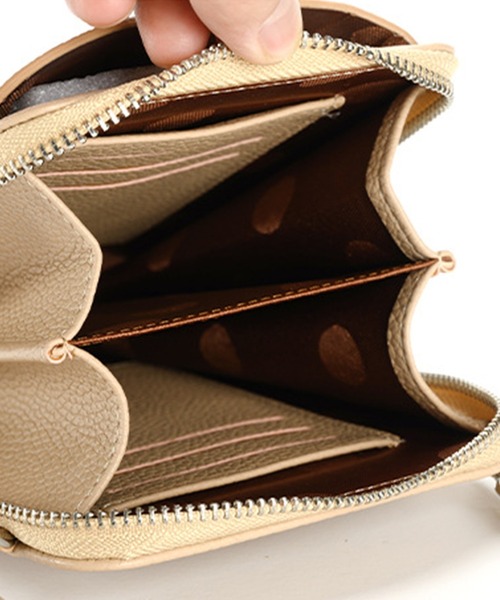 セール】2way/カード入れ付き/合皮スマホポーチショルダーバッグ