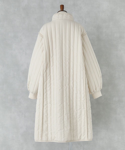 『キルティングスタンドコート』（ダウンジャケット/コート）｜n'OrLABEL（ノアールレーベル）