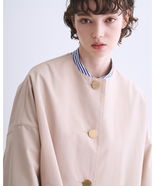 Traditional Weatherwear（トラディショナルウェザーウェア）の「MALTON NO COLLAR（その他アウター・レディース・ブラック/ネイビー系/ベージュ系3/イエロー系その他・34/30/32）」の8枚目の写真