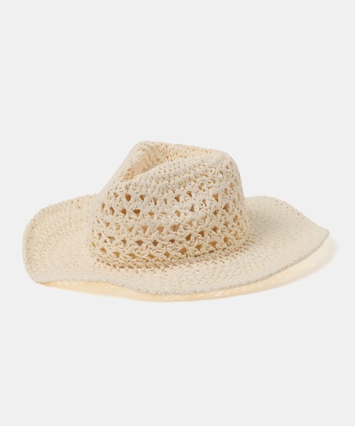 FOREVER 21(フォーエバー トゥエンティーワン)の「カラーフェドラハット2(ハット・レディース・ブラック/パープル/ホワイト系その他2/グリーン系その他・FREE)」の2枚目の写真