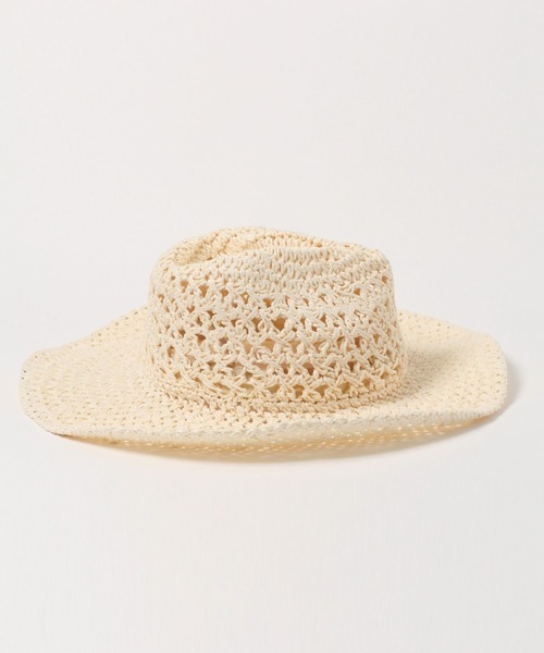 FOREVER 21(フォーエバー トゥエンティーワン)の「カラーフェドラハット2(ハット・レディース・ブラック/パープル/ホワイト系その他2/グリーン系その他・FREE)」の6枚目の写真