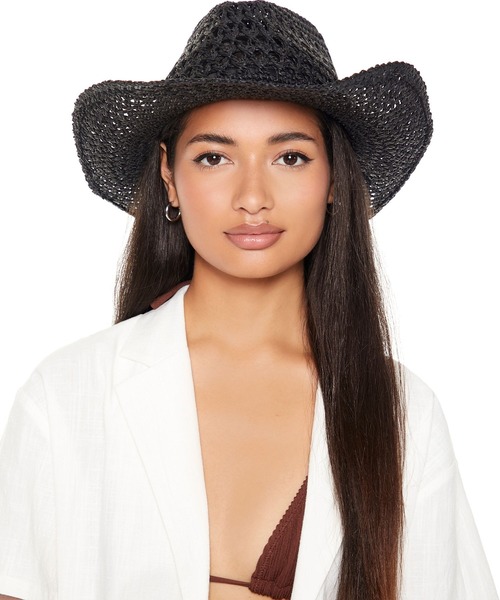 FOREVER 21(フォーエバー トゥエンティーワン)の「カラーフェドラハット2(ハット・レディース・ブラック/パープル/ホワイト系その他2/グリーン系その他・FREE)」の15枚目の写真