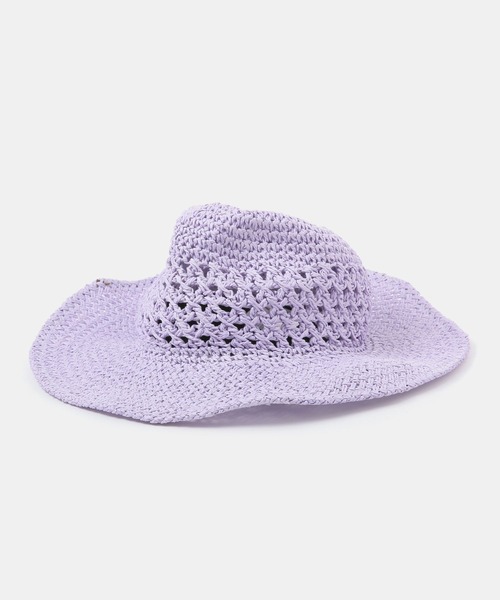 FOREVER 21(フォーエバー トゥエンティーワン)の「カラーフェドラハット2(ハット・レディース・ブラック/パープル/ホワイト系その他2/グリーン系その他・FREE)」の16枚目の写真