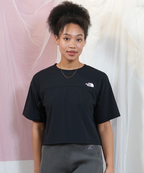 THE NORTH FACE（ザノースフェイス）の「THE NORTH FACE/ザ・ノース・フェイス シンプルロゴTシャツ NTW32597（Tシャツ/カットソー・レディース・ブラック/ホワイト/ライラック/ブルー・XL/L/M/S）」の10枚目の写真