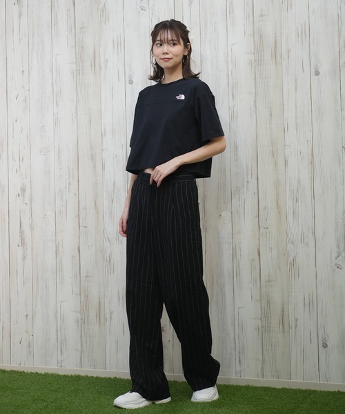 THE NORTH FACE（ザノースフェイス）の「THE NORTH FACE/ザ・ノース・フェイス シンプルロゴTシャツ NTW32597（Tシャツ/カットソー・レディース・ブラック/ホワイト/ライラック/ブルー・XL/L/M/S）」の20枚目の写真