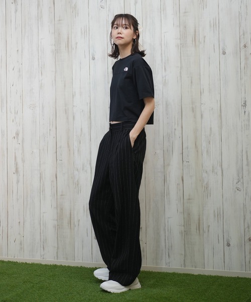 THE NORTH FACE（ザノースフェイス）の「THE NORTH FACE/ザ・ノース・フェイス シンプルロゴTシャツ NTW32597（Tシャツ/カットソー・レディース・ブラック/ホワイト/ライラック/ブルー・XL/L/M/S）」の21枚目の写真