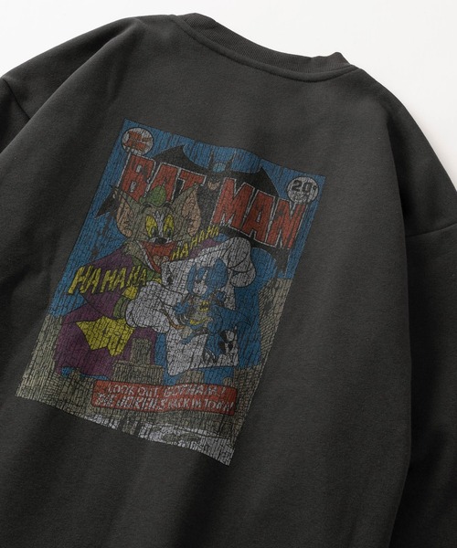 Tom&Jerry(トムアンドジェリー)の「【TOM&JERRY/トムとジェリー】ピグメント風 ロックテイスト&コラボデザイン クルーネックスウェット ビッグシルエット 裏起毛/ユニセックス(スウェット・レディース・ブラック系その他2/ブラック/ブラック系その他/ブラック系その他6/ブラック系その他4/ブラック系その他5/ブラック系その他3/ブラック系その他7・M/XL/L)」の6枚目の写真