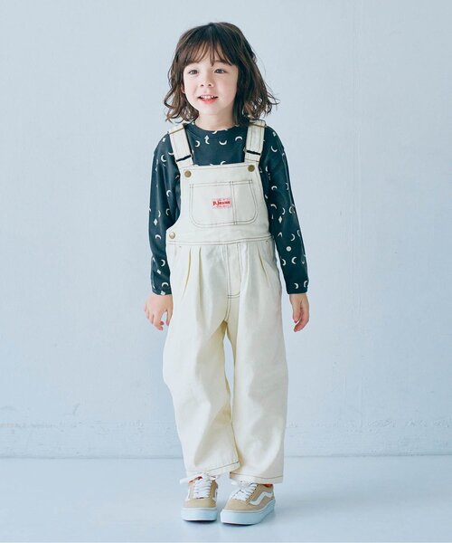 ジュニア対応】デニムオーバーオール（サロペット/オーバーオール）｜p