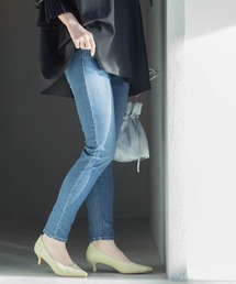 《SS-LLsize》ライクラストレッチスキニーデニムパンツ【洗濯機洗い可】