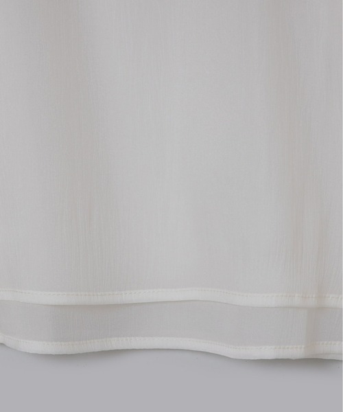 Olu.（オルドット）の「2wayシアーダブルリボンブラウス（シャツ/ブラウス・レディース・アイボリー/ライトブルー/ベビーピンク・FREE）」の17枚目の写真