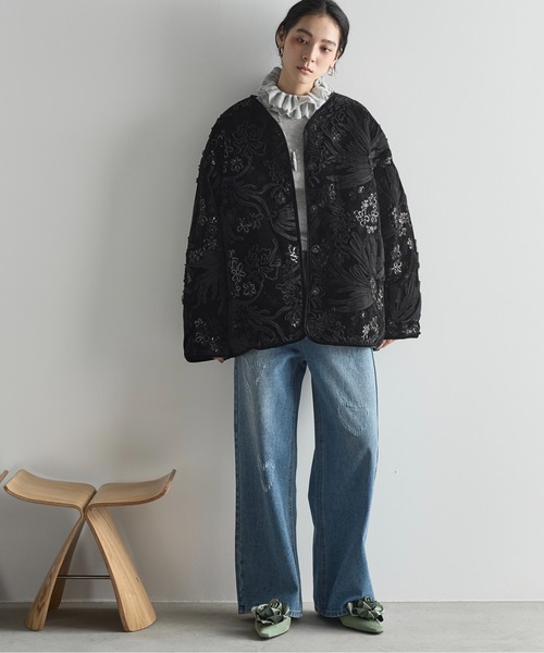 THE YOn(ザヨン)の「ハートダメージデニムパンツ(デニムパンツ・レディース・ブラック/ブルー・S/M)」の11枚目の写真