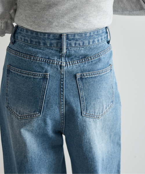 THE YOn(ザヨン)の「ハートダメージデニムパンツ(デニムパンツ・レディース・ブラック/ブルー・S/M)」の10枚目の写真