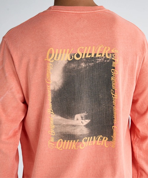 Quiksilver（クイックシルバー）の「QS SUNRISE BOWL LT /クイックシルバーバックプリント長袖ロンT（Tシャツ/カットソー・メンズ・ホワイト/オレンジ/イエロー/ブラック・LARGE/SMALL/X-LARGE/MEDIUM）」の7枚目の写真