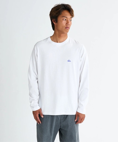 Quiksilver（クイックシルバー）の「QS SUNRISE BOWL LT /クイックシルバーバックプリント長袖ロンT（Tシャツ/カットソー・メンズ・ホワイト/オレンジ/イエロー/ブラック・LARGE/SMALL/X-LARGE/MEDIUM）」の5枚目の写真