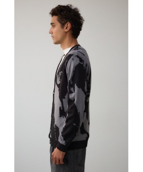 AZUL by moussy(アズールバイマウジー)の「総柄スリムフィットカーディガン(カーディガン/ボレロ・メンズ・ホワイト系その他/ブルー系その他3/ブラック系その他・LARGE/MEDIUM)」の19枚目の写真