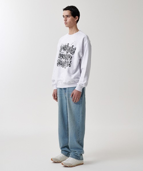 トレーナー スウェット 「mahagrid/マハグリッド」 SPLATTER SWEATSHIRT/スプラッター スウェットシャツ レディース メンズ MAHAGRID トレーナー スウェット 「mahagrid/マハグリッド