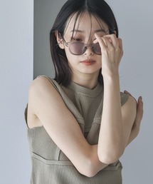 feepur | クリアフレームボストンサングラス(サングラス)