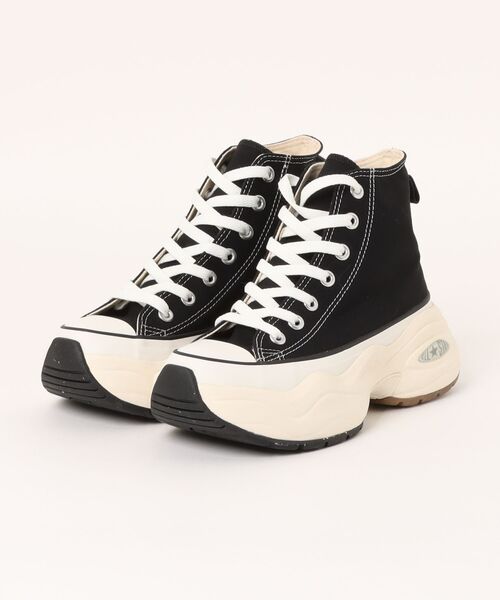 CONVERSE（コンバース）の「【CONVERSE】コンバース ALL STAR R SURGETRAINER HI（オールスターR サージトレーナー HI）（スニーカー・レディース・ブラック/オフホワイト・4/4.5/5/5.5）」の2枚目の写真