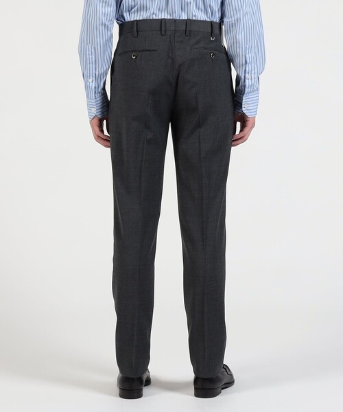 PT TORINO（ピーティートリノ）の「PT TORINO Gentleman Fit ポリエステルウール 1プリーツ スリムスラックス（スラックス・メンズ・キャメル/チャコールグレー/グレー・50/48/44）」の6枚目の写真