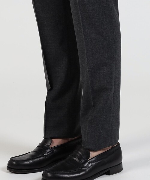 PT TORINO（ピーティートリノ）の「PT TORINO Gentleman Fit ポリエステルウール 1プリーツ スリムスラックス（スラックス・メンズ・キャメル/チャコールグレー/グレー・50/48/44）」の11枚目の写真