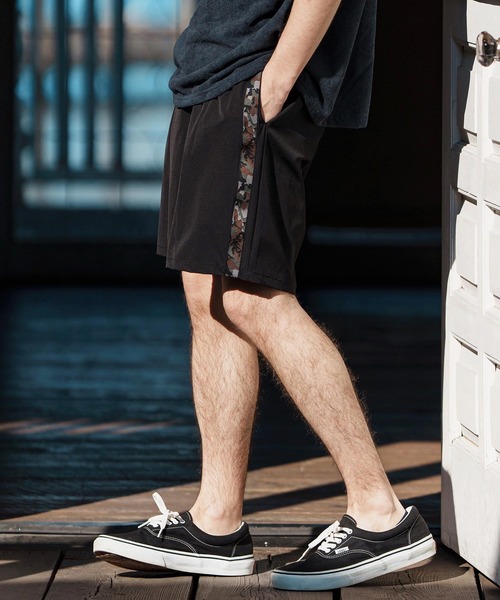 CAMBIO（カンビオ）の「mp13263-Camouflage Line Tape Nylon Short Pants ショートパンツ（その他パンツ・メンズ・カーキ/ブラック/ベージュ・S/M/L）」の20枚目の写真