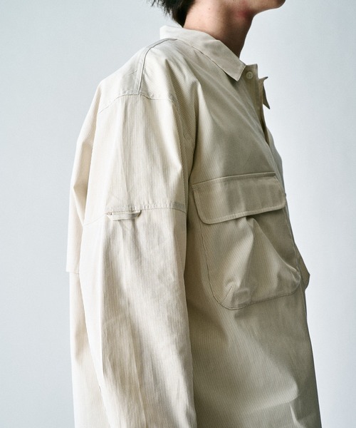【ぞぞ】 ZOZO限定】コードレーン シャツジャケット（シャツ/ブラウス）｜417