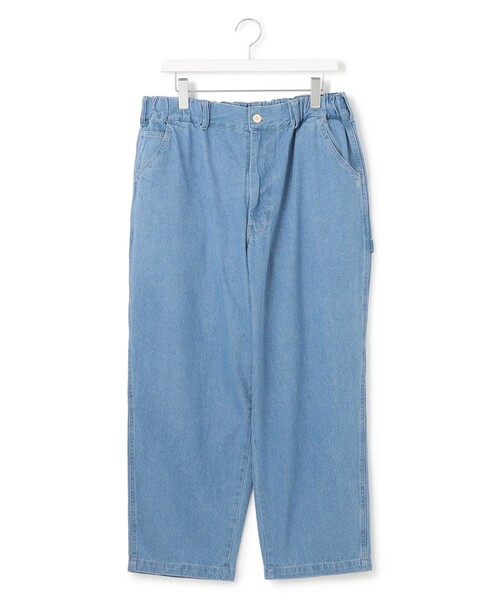 J.PRESS YORK STREET(ジェイプレスヨークストリート)の「【UNISEX】UNIVERSAL OVERALL × YORK STREET ペインターパンツ(デニムパンツ・メンズ・ブルー系1/ダルブルー系/アイボリー系/ネイビー系・SMALL/MEDIUM/LARGE)」の10枚目の写真