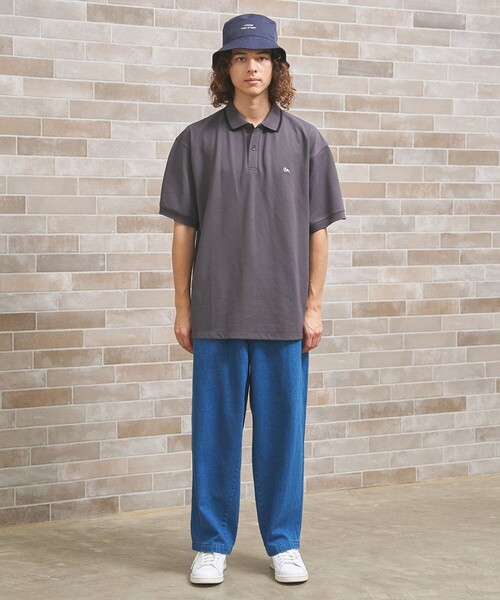 J.PRESS YORK STREET(ジェイプレスヨークストリート)の「【UNISEX】UNIVERSAL OVERALL × YORK STREET ペインターパンツ(デニムパンツ・メンズ・ブルー系1/ダルブルー系/アイボリー系/ネイビー系・SMALL/MEDIUM/LARGE)」の11枚目の写真