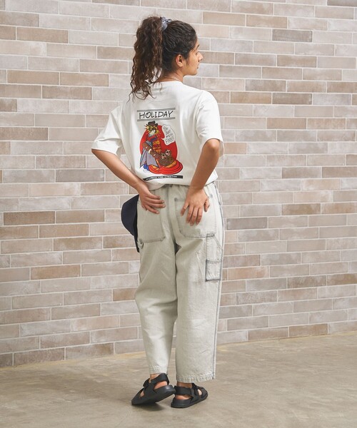 J.PRESS YORK STREET(ジェイプレスヨークストリート)の「【UNISEX】UNIVERSAL OVERALL × YORK STREET ペインターパンツ(デニムパンツ・メンズ・ブルー系1/ダルブルー系/アイボリー系/ネイビー系・SMALL/MEDIUM/LARGE)」の20枚目の写真
