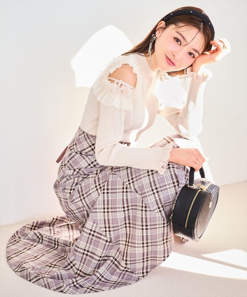 WILLSELECTION（ウィルセレクション）の「ハイウエストマーメイドスカート（スカート・レディース・ブラック系その他5/ブラウン系その他5/ネイビー・FREE）」の3枚目の写真